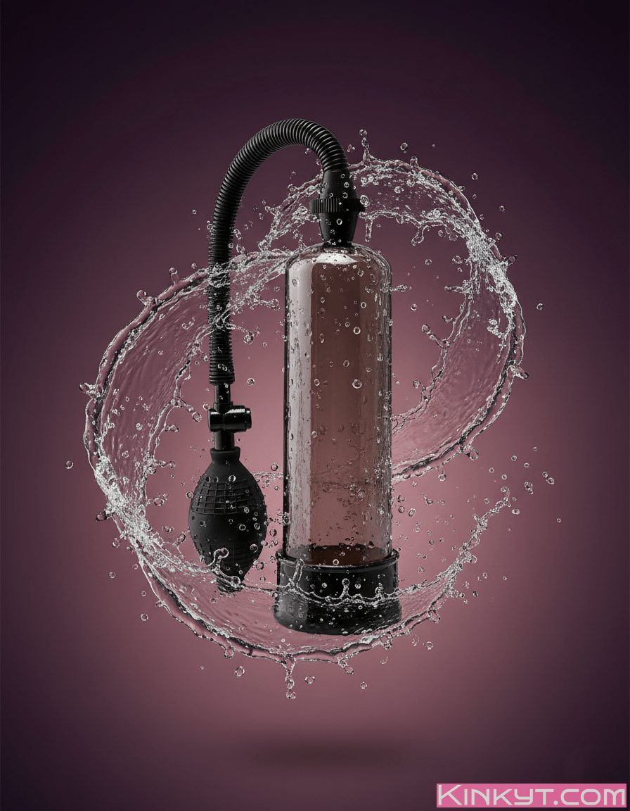 Penispumppu käytössä.