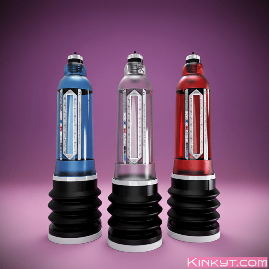 A Bathmate Hydromax penis pump.